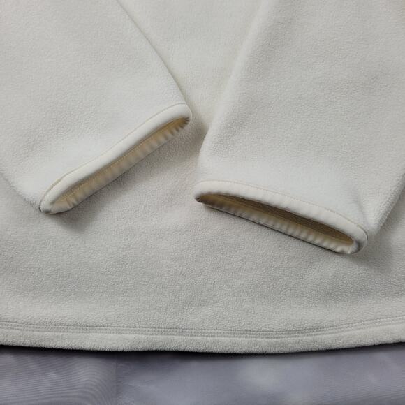 Lands End Ivory Fleece Long Sleeve Top size XL (18-20) - Picture 7 of 14